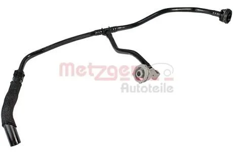 Патрубок системи охолодження гумовий з фітингами METZGER 4010364
