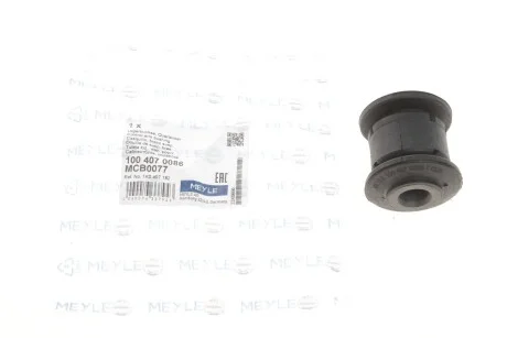 Сайлентблок важеля AUDI A3, Q3, SEAT ALTEA XL, IBIZA II 99- перед. міст низ MEYLE 100 407 0086
