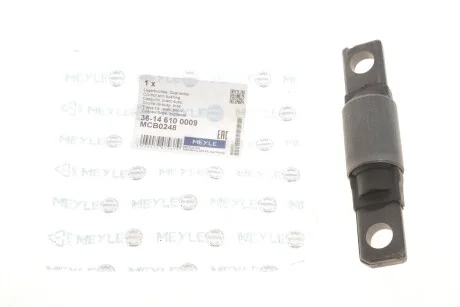 Сайлентблок важеля NISSAN X-TRAIL, QASHQAI, RENAULT KOLEOS 07- перед. міст низ MEYLE 36-14 610 0009