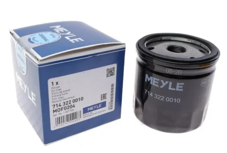 Фильтр масляний MEYLE 714 322 0010