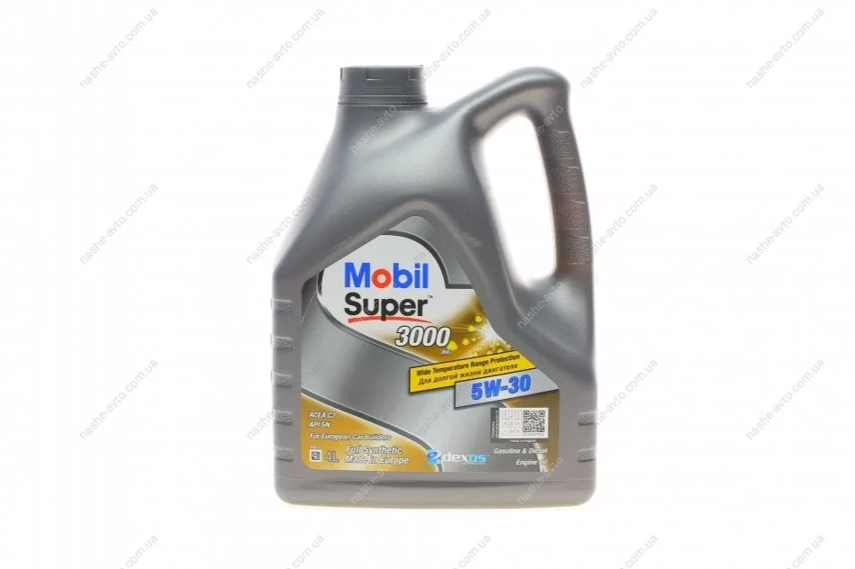 Моторна олива Mobil Super 3000 XE 5W-30, 4л MOBIL 153018 (фото 1)