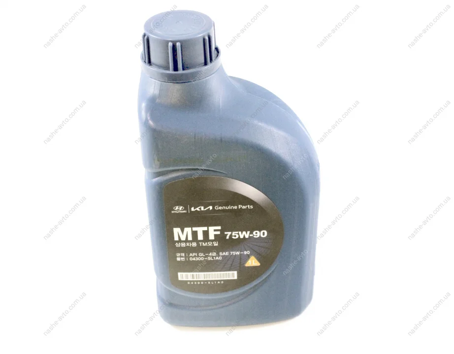Масло трансмісійне Hyundai MTF SAE 75W90 SAE 75W90 GL-4 (1л) MOBIS 04300-5L1A0 (фото 1)