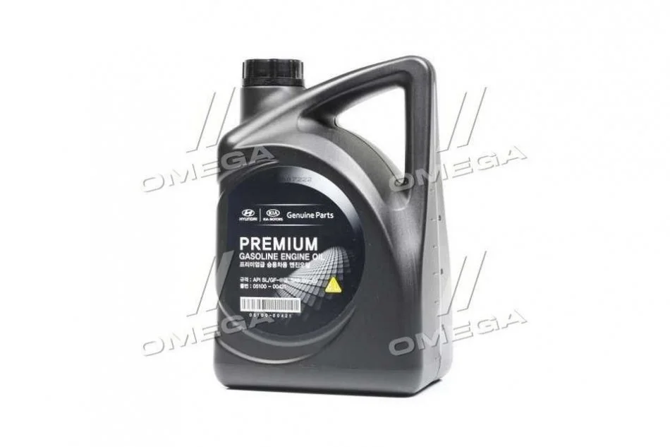 Масло моторное hyunda premum gasolne 5w20 sl gf-3 (4л) (вир-во Mobis) MOBIS 0510000421 (фото 1)