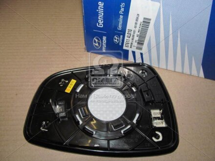 Стекло зеркала заднего вида левое (электр./с обогр.) ACCENT 11~ Solaris 11~ MOBIS 87611-4L010