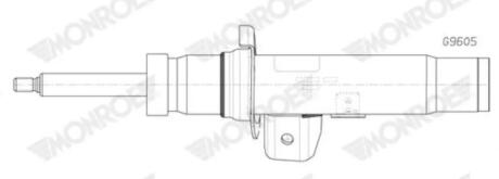 Фото амортизатор газомасляний MONROE G9605 Амортизатор газомасляний MONROE G9605