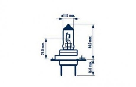 Лампа накалу SET H7 12V 55W PX26d RANGE POWER Double Life +50 (к-т 2шт) NARVA 48339S2