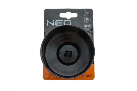 Головка змінна олійного фільтра 80 мм, 15 кут (NEO) NEO TOOLS 11-367