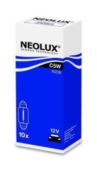 Лампа софітна допоможе. освітлення C5W 12V 5W SV8.5-8 NEOLUX N239