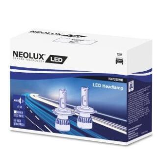 Лампа світлодіодна LED H4 12V 6000K (комплект) NEOLUX N472DWB