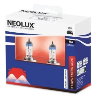 Комплект автомобільних галогенних ламп H4 12V 60/55W (2 шт) NEOLUX N472EL1-2SCB