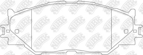 Колодки гальмівні дискові NiBK PN1829