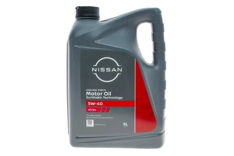 Масло 5W40 NISSAN Motor Oil 5л (NISSAN) NISSAN/INFINITI KE900-90042