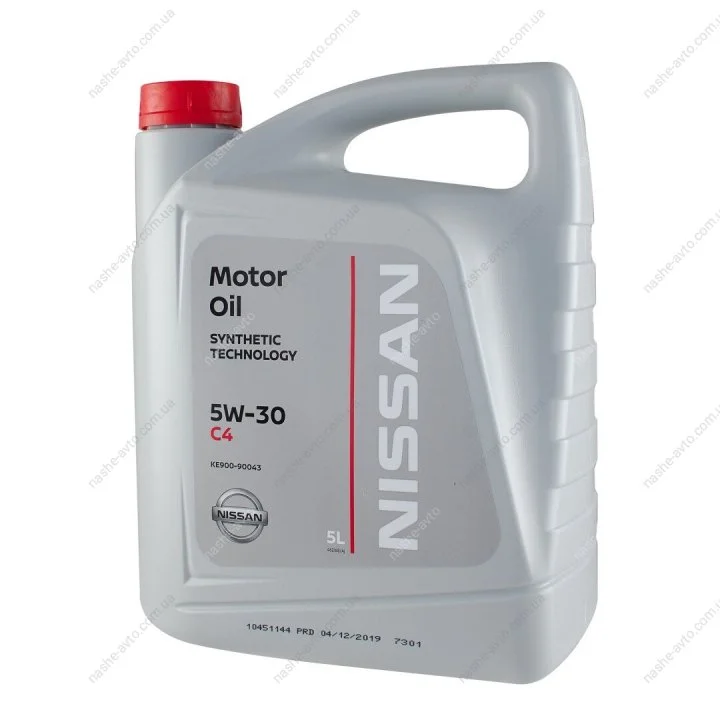 Олива моторна 5W30 DPF SM/CF (5Liter) NISSAN/INFINITI KE90090043 (фото 1)