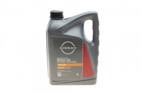 Олива моторна 0w20 5L NISSAN KE90090143