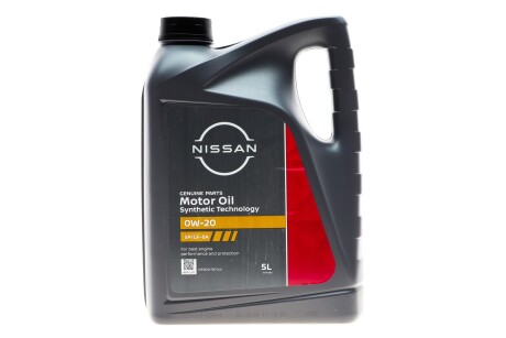 Олива моторна 0W20 SN/GF-5 (5 Liter) NISSAN KE90090144