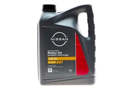 Олива моторна 0W20 SN/GF-5 (5 Liter) NISSAN/INFINITI KE90090144