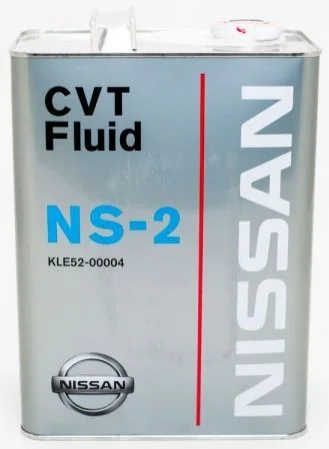 Масло трансмиссионное CVT Fluid NS-2 4л NISSAN/INFINITI KLE52-00004 (фото 1)