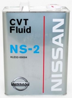 Масло трансмиссионное CVT Fluid NS-2 4л NISSAN KLE52-00004 (фото 1)