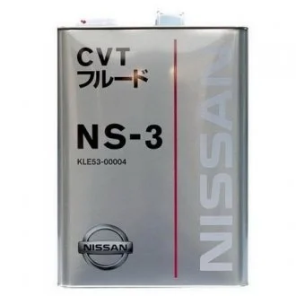 Олива ATF CVT Fluid NS-3 (Japan) 4L ATF CVT Fluid NS-3 (Japan) 4L NISSAN/INFINITI KLE53-00004