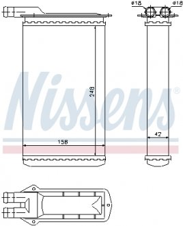 Радiатор NISSENS 71942