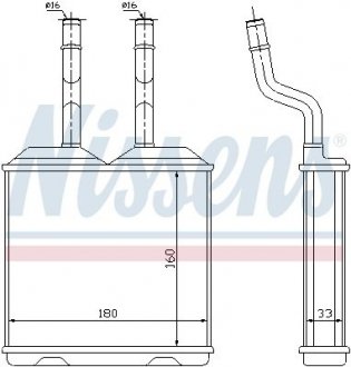 Пічка OPEL (вир-во) NISSENS 72634 (фото 1)