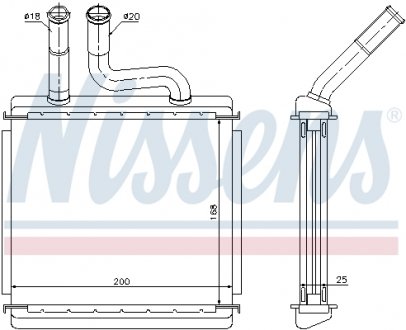 Радiатор (вир-во) NISSENS 76507