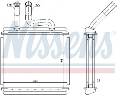 Радiатор (вир-во Nissens) NISSENS 76507