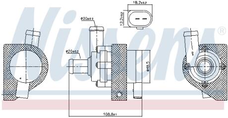 Автозапчастина NISSENS 832109