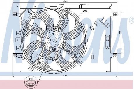 Вентилятор NISSENS 85564 (фото 1)