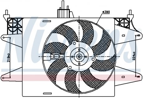 Радiатор NISSENS 85572