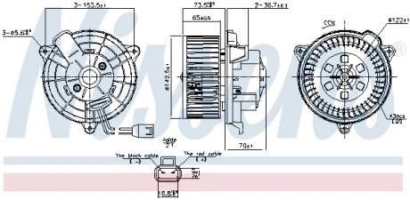 Вентилятор салона NISSENS 87649