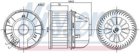 Автозапчастина NISSENS 87817