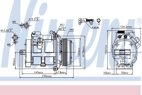 Компресор кондиціонера NISSENS 89081