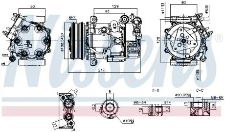Компресор кондиціонера NISSENS 890979