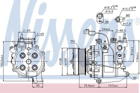 Компресор кондиціонера NISSENS 89246