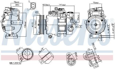 Компресор кондиціонера NISSENS 89513