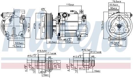 Компресор кондиціонера NISSENS 89549