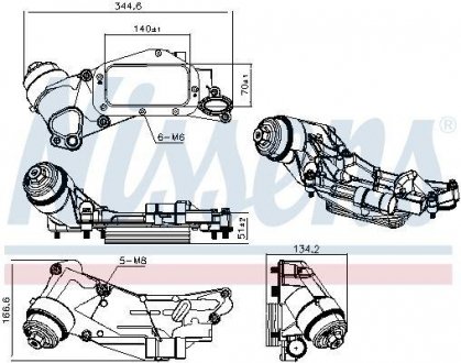 Масляний радіатор First Fit NISSENS 90930