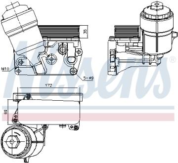 Радіатор охолодження оливи NISSENS 91310