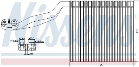 Радіатор кондиціонера NISSENS 92294
