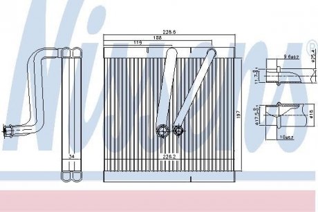 Радіатор кондиціонера NISSENS 92321