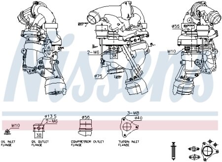 Турбокомпресор First Fit NISSENS 93628
