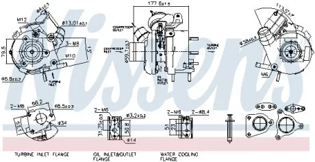 Турбокомпресор First Fit NISSENS 93796