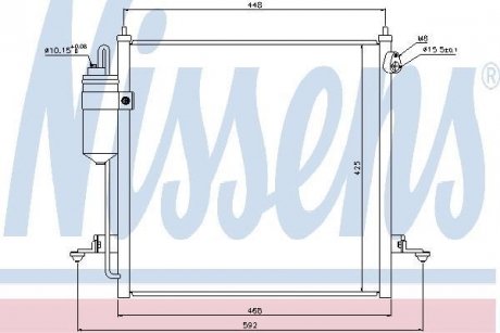 Конденсатор без хладогену NISSENS 940068