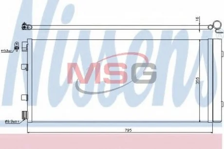 Радiатор (вир-во Nissens) NISSENS 940158