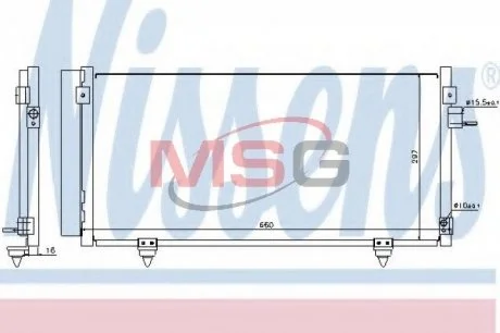 Радiатор (вир-во Nissens) NISSENS 940257