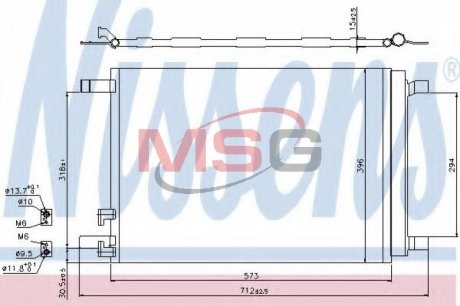 Радiатор NISSENS 940319