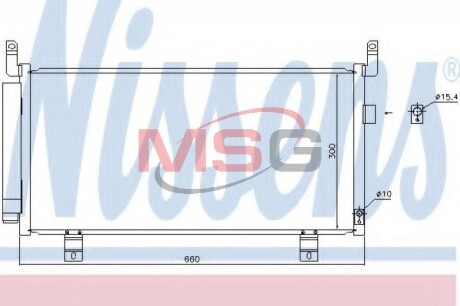 Конденсер кондиціонера NISSENS 940437