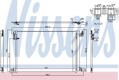 Конденсер кондиціонера NISSENS 940685