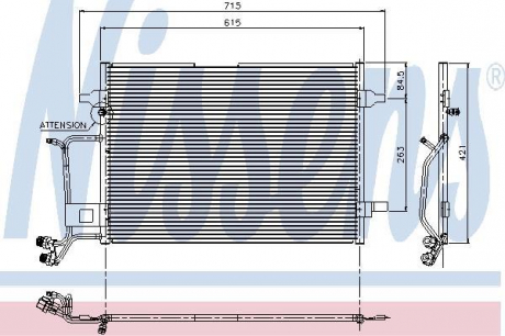 Радiатор NISSENS 94207